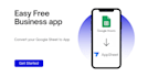 create your google sheets to app with appsheet