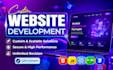 build website development as full stack website and front end web developer