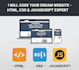 develop responsive website with html css and js