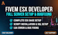 setup, fix or optimize your fivem esx server