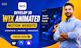 develop 3d wix animated motion website interactive 3d wix studio scrolling site