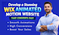 develop 3d wix animated motion website interactive 3d wix studio scrolling site