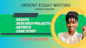 do urgent essay writing as an expert writer