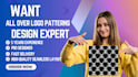 create unique seamless customized logo patterns