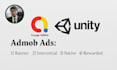 professionally integrate admob ads in unity games