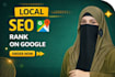 do local seo to rank website and google my business gmb ranking