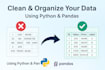 clean, organize, and convert your data using python CSV, excel, PDF
