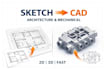 convert sketch to 2d drawings and 3d models using autocad and fusion 360