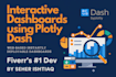 do data visualization by dashboards using plotly dash