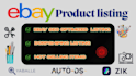 create ebay listing, ebay SEO listing ,ebay product listing