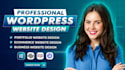 develop professional and modern wordpress website for you