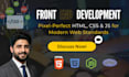 design and develop responsive front end websites with modern standards