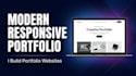 create a modern responsive portfolio website