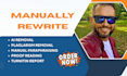 do ai content editing humanize ai content proofread ai content ai manual rewrite