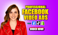 create high converting facebook video ads for your business