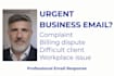 rewrite your complaint, dispute or difficult business email