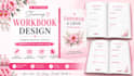 design workbook printable, journal canva editable planner, upload, fileable pdf