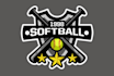 do attractive and imagination softball logo