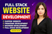 build professional online store, business website with full stack coding