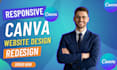 design canva website canva landing page redesign canva ugc portfolio website
