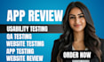 do QA testing, app testing, website testing, and ios app review
