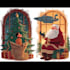 draw unique christmas illustration