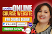 do podia course website design, course creation and sales page setup