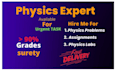 do physics problems, labs, assessment, tutoring and project