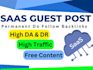 do saas guest posts,link insertion on saas sites, dofollow links