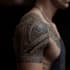 create a profesional tribal tattoo design