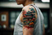 do a japanese style tattoo art