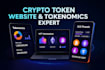 build tokenomics and crypto, ico, nft, meme coin websites