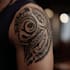 design a polynesian maori tribal tattoo