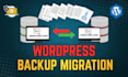 do wordpress migration, full backup and seamless hosting transfer