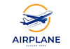 design professional airplane logo badge patch