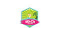 design traditional beach surf and sun logo