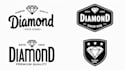design eye catchy diamond luxury logo