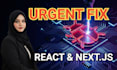 fix react js, next js, node js, and tailwind CSS bugs within 3 hours