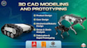do 3d cad modeling for cnc machining and 3d printing
