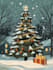 create festive holiday christmas design illustration
