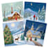 create christmas, greeting cards illustration