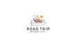 design awesome road trip website logo