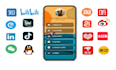 create douyin xianyu wechat and transfer qq taobao 1688 alipay rednote bilibili