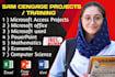 do your sam cengage microsoft office projects and any other projects