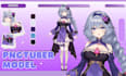 create pngtuber model in anime style