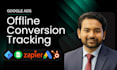 setup google ads offline conversion tracking with sheets, CRM and automation