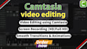 do professional camtasia video editing and screen recording