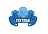 design mascot modern fat crabs logo