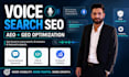 do voice search seo, aeo, and geo optimization for ai search