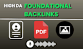 create high da contextual foundational backlinks